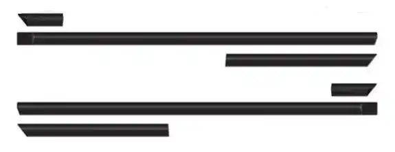 FRISO LATERAL FIAT PALIO /2000 4 PORTAS