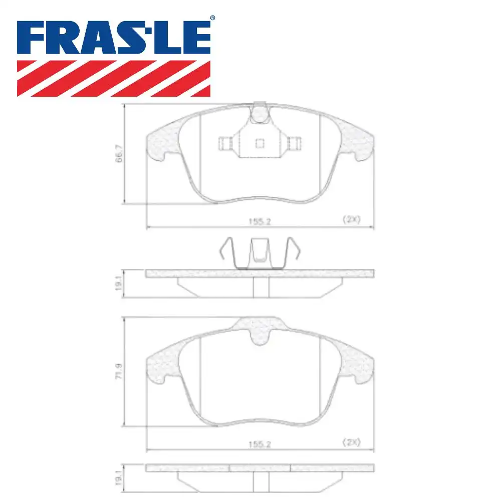 PASTILHA FREIO DIANTEIRA LAND ROVER EVOQUE 2.0 2011/ CERAMIC