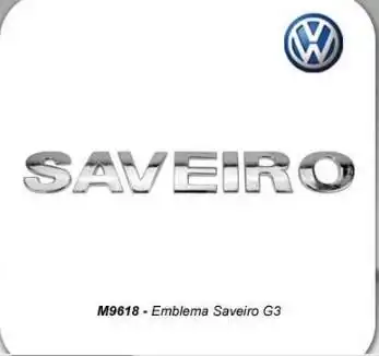 EMBLEMA SAVEIRO GERIII CROMADO