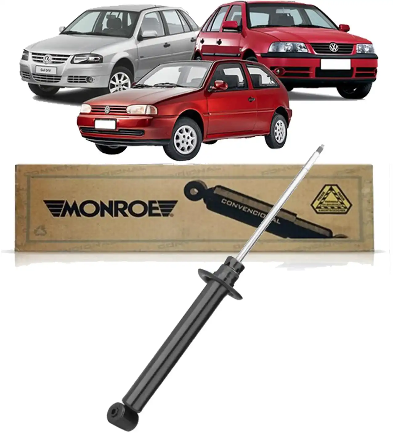 AMORTECEDOR TRASEIRO GOL G2 G3 G4 1995 A 2014