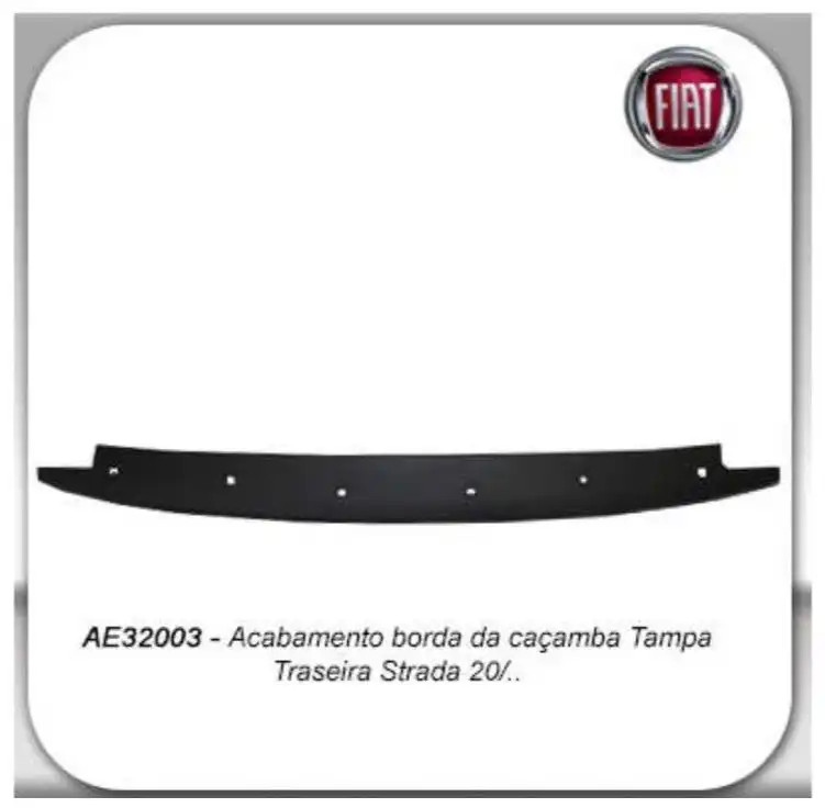 FRISO TAMPA TRASEIRA FIAT STRADA 2020/ SUPERIOR