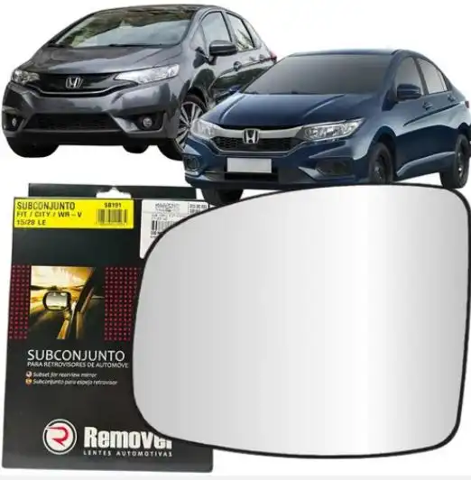 VIDRO ESPELHO EXT HONDA FIT 2015 A 2021 ESQ