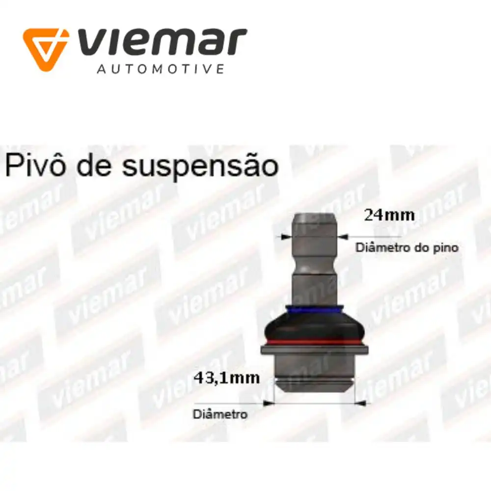 PIVO NISSAN FRONTIER 2008 A 2016 INFERIOR 24MM