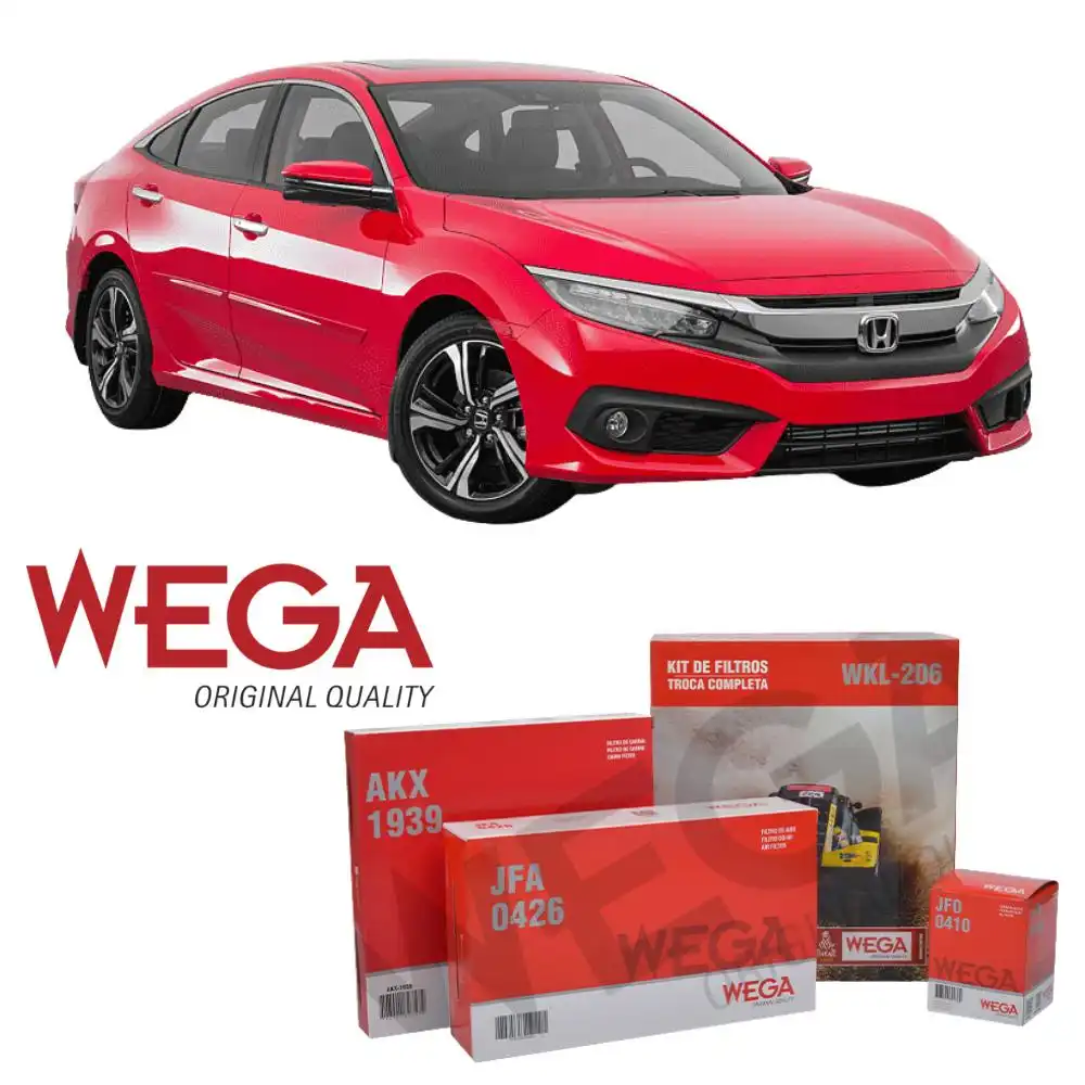 KIT FILTROS CIVIC 1.5 16V 2017 ACIMA