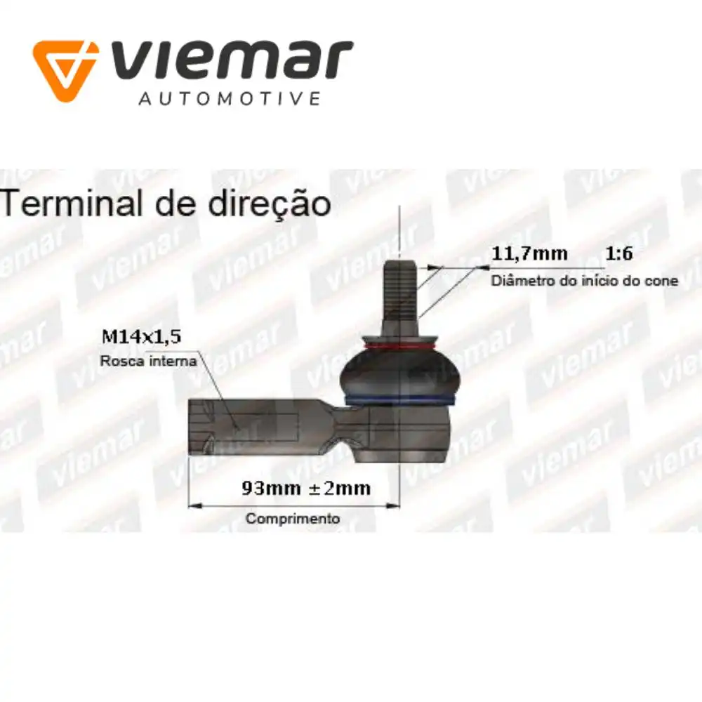 PONTEIRA DIRECAO FIAT STILO 02/10 BRAVO 11/ (DIR HIDRAULICA)