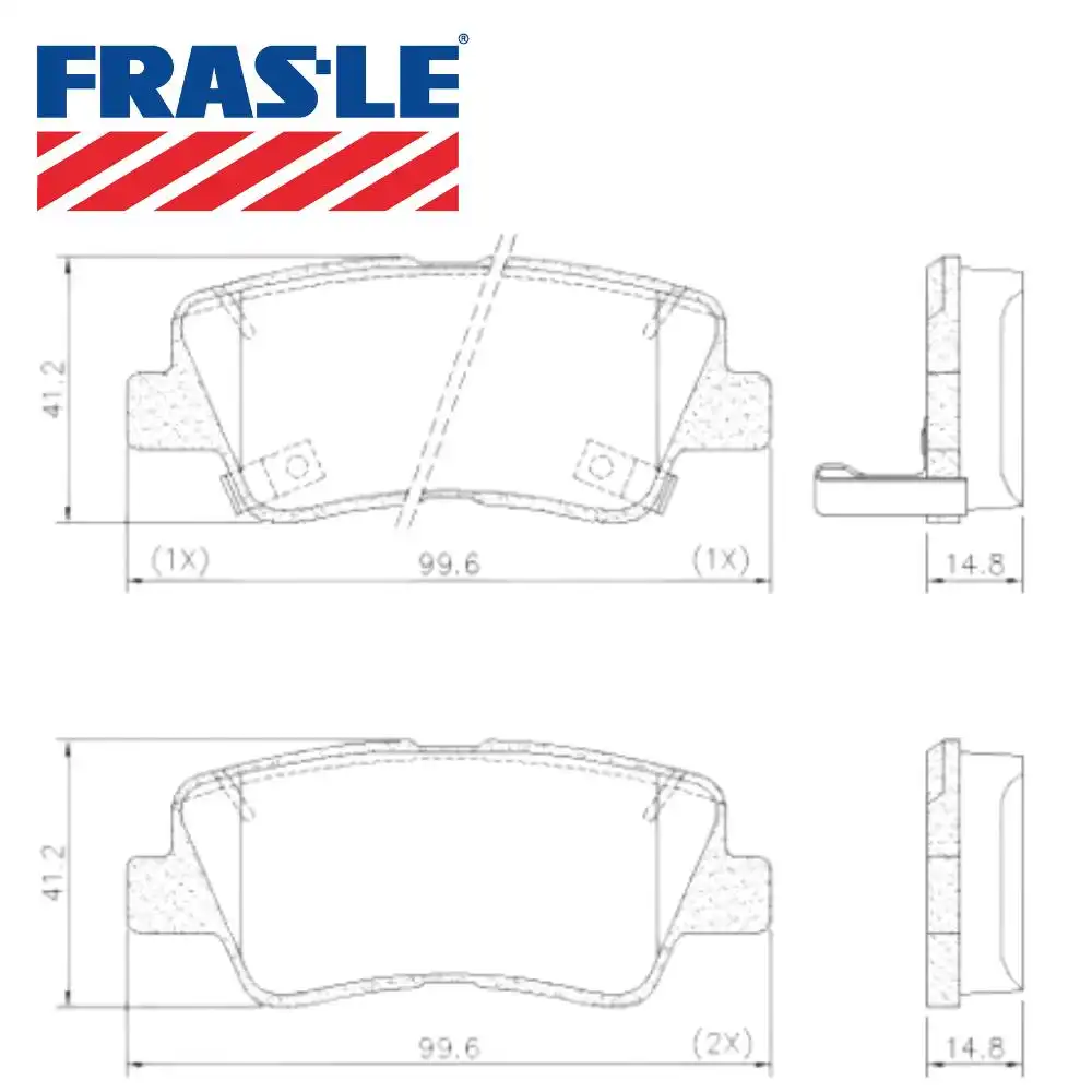 PASTILHA FREIO TRASEIRA HYUNDAI IX35 2018 ACIMA CERAMICA