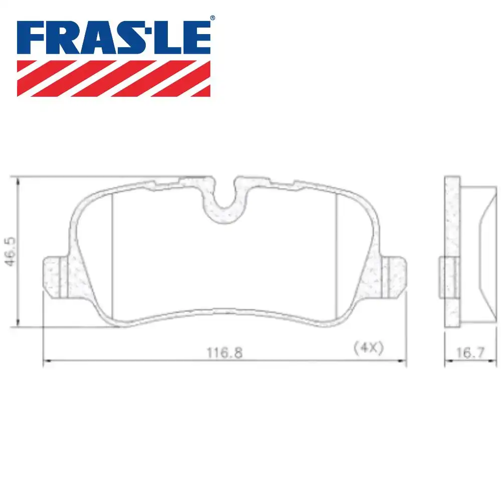 PASTILHA FREIO TRASEIRA DISCOVERY III 2.7 V6 4.4 CERAMICA