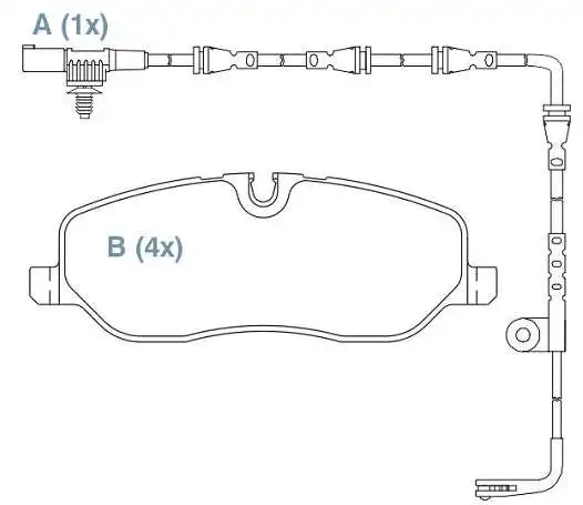 PASTILHA FREIO DIANTEIRA LAND ROVER DISCOVERY 3 2.7 4.0 4.4