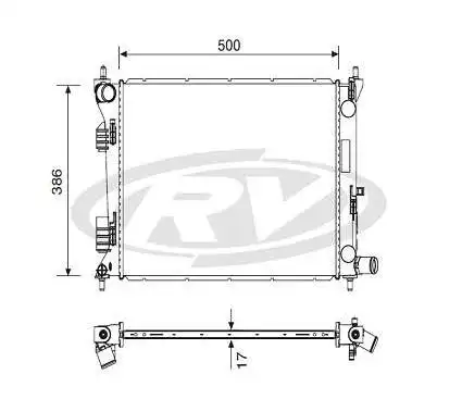 RADIADOR HYUNDAI HB20 1.0 12V FLEX 2012 A 2019 MANUAL