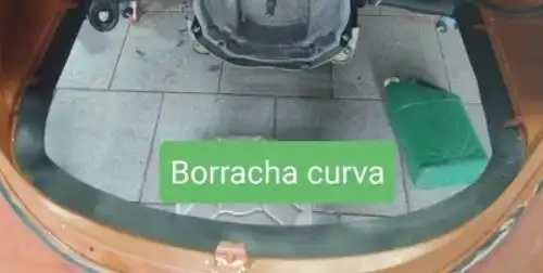 BORRACHA MOTOR FUSCA,BRASILIA,KOMBI  (CURVA)