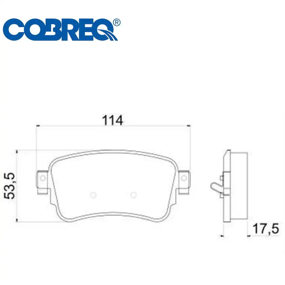 PASTILHA FREIO TRASEIRA PEUGEOT EXPERT 1.6 2018 ACIMA