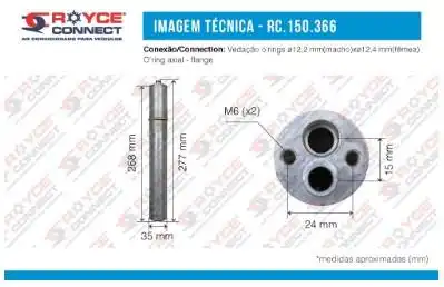 FILTRO SECADOR AR CONDICIONADO PEUGEOT 208 2015/