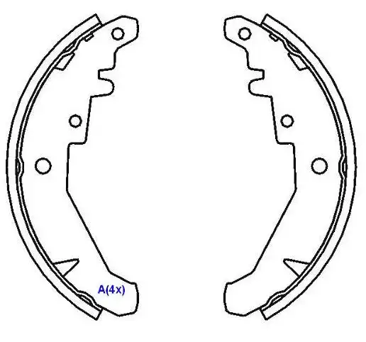 SAPATAS FREIO FIAT PALIO 96/ SIENA UNO 10/