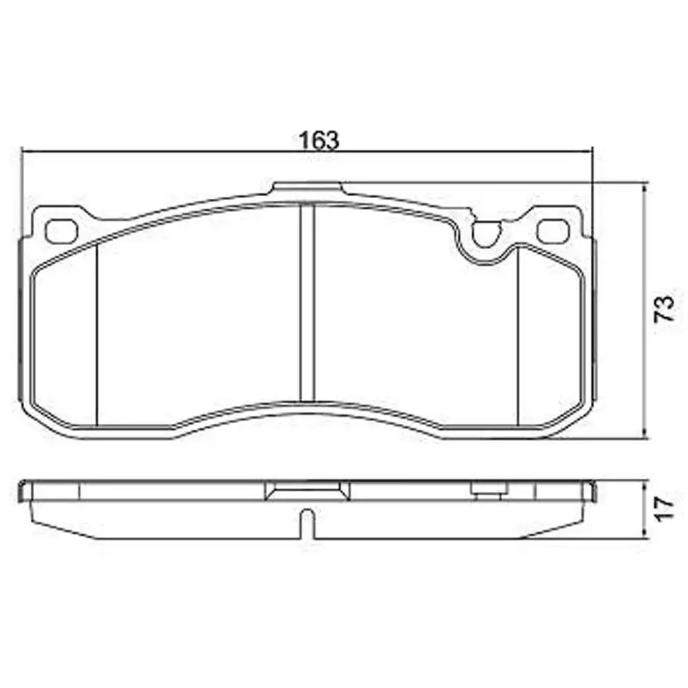 PASTILHA FREIO DIANTEIRA BMW 320I 2005 A 2011