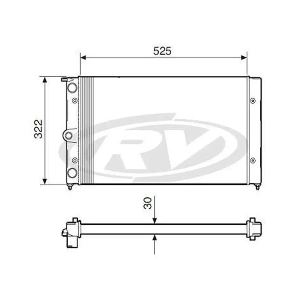 RADIADOR SANTANA 1984 A 1990 SEM AR