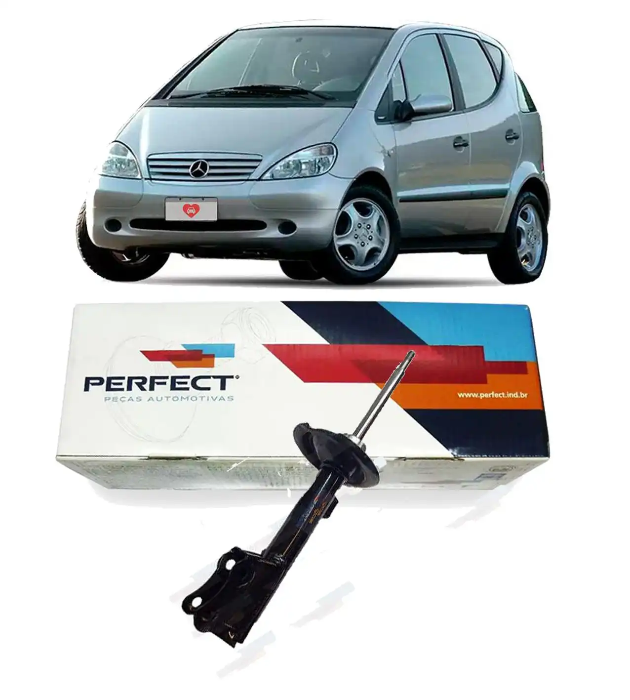 AMORTECEDOR DIANTEIRO MERCEDES BENZ CLASSE A 1997 A 2005