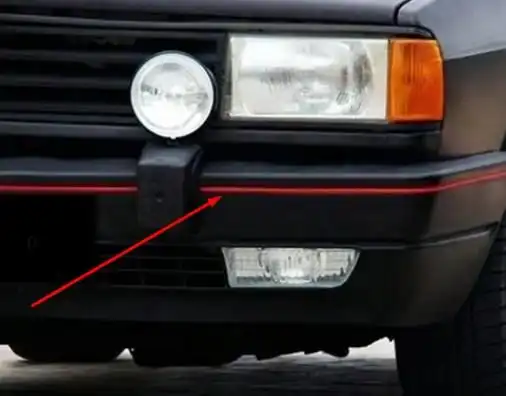 FRISO PARACHOQUE GOL,V.P.S. VERMELHO AUTOCOLANTE