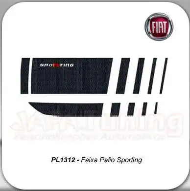 FAIXA FIAT PALIO SPORTING