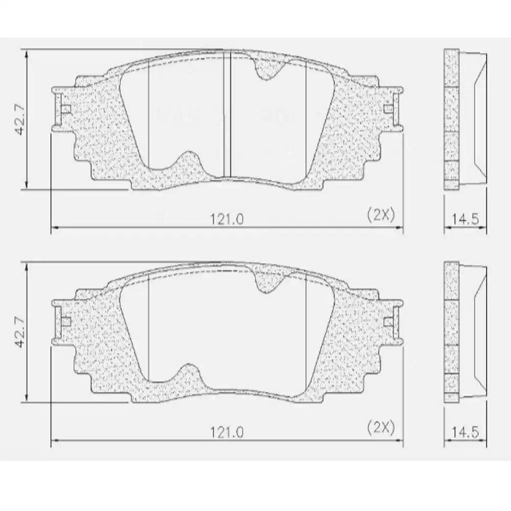 PASTILHA FREIO TRASEIRO TOYOTA RAV4 2.5 16V 2019 ACIMA