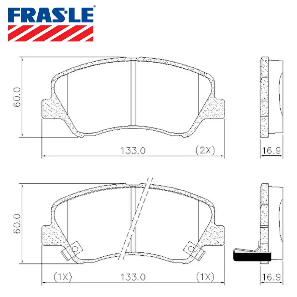 PASTILHA FREIO DIANTEIRA SANTA FE 3.3 V6 2013 ACIMA CERAMICA