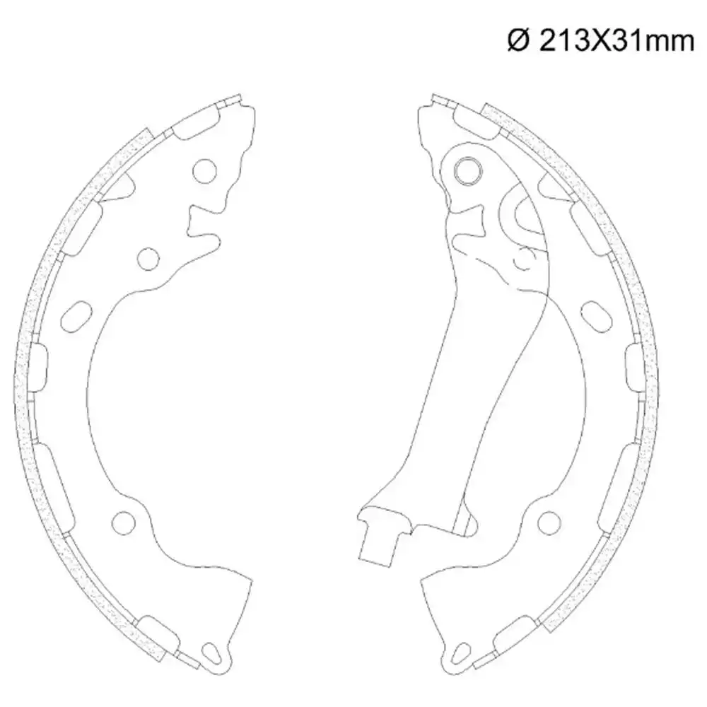 SAPATAS FREIO HYUNDAI HB20 1.0 12V 2020 EM DIANTE