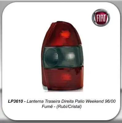 SINAL TRAS FIAT PALIO WEEKEND 1996 A 2000 ESQ