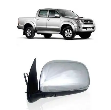 ESPELHO EXT TOYOTA HILUX 2005/2010 ELETRICO ESQ COM CAPA CRO