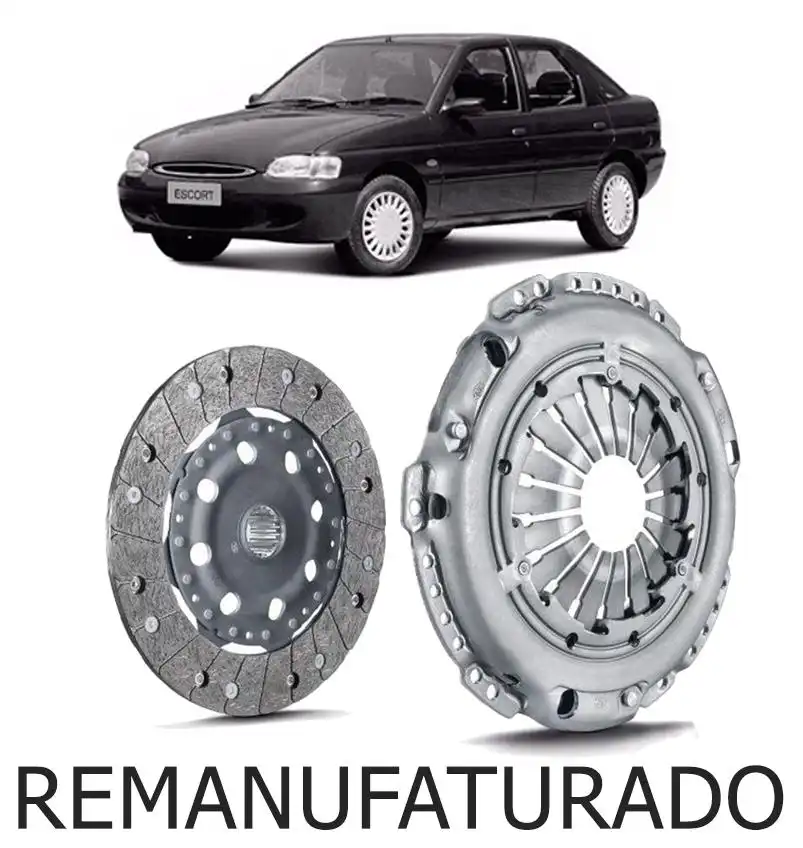 KIT EMBREAGEM ESCORT 1.8 16V ZETEC 1997 A 2003 S/ROLAM REMAN