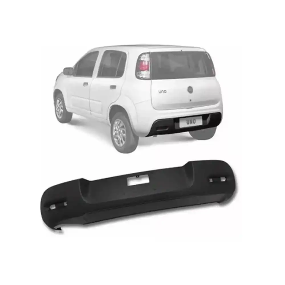 MOLDURA PARACHOQUE TRASEIRA FIAT UNO 2015 EM DIANTE INFERIOR
