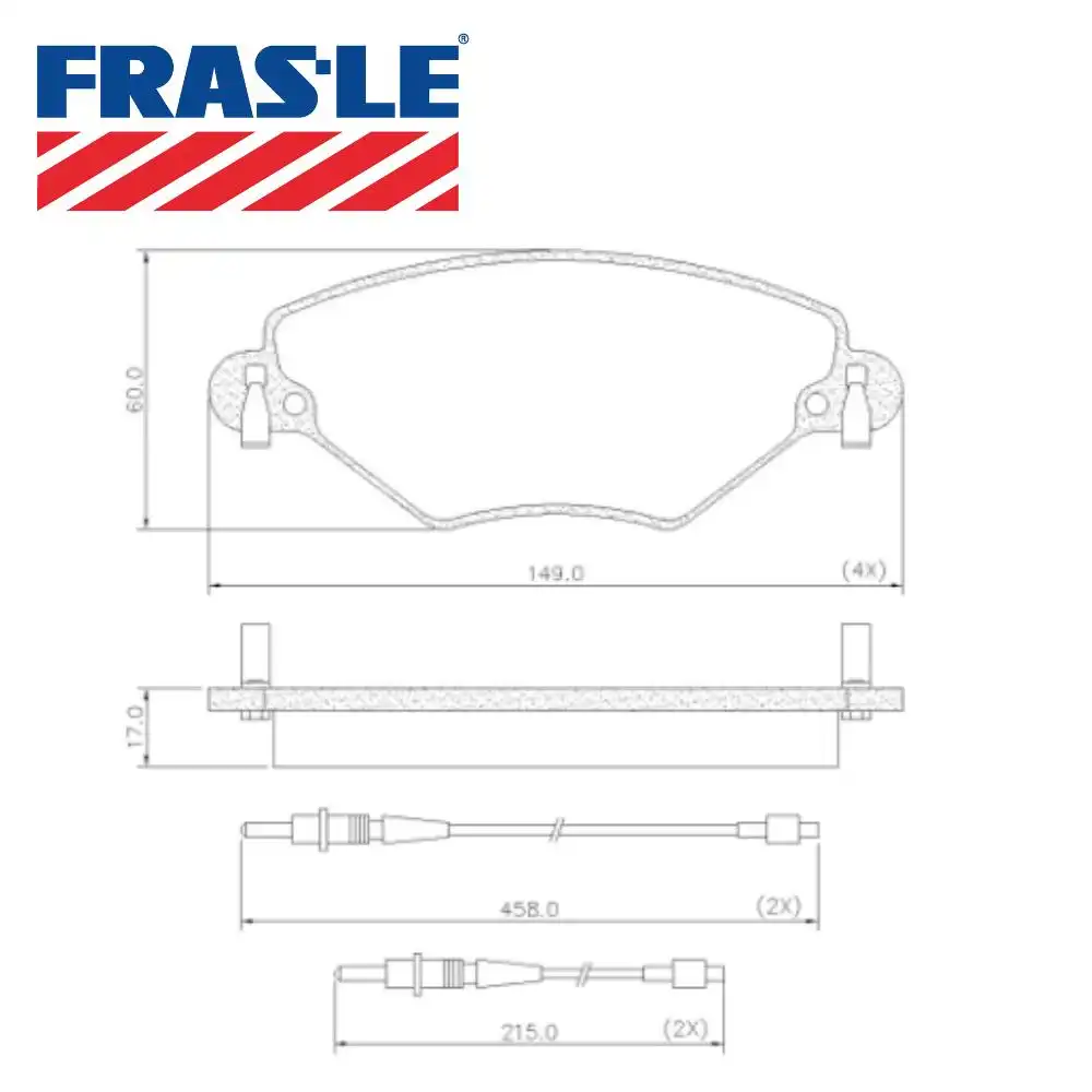 PASTILHA FREIO DIANTEIRA MONDEO 2002/