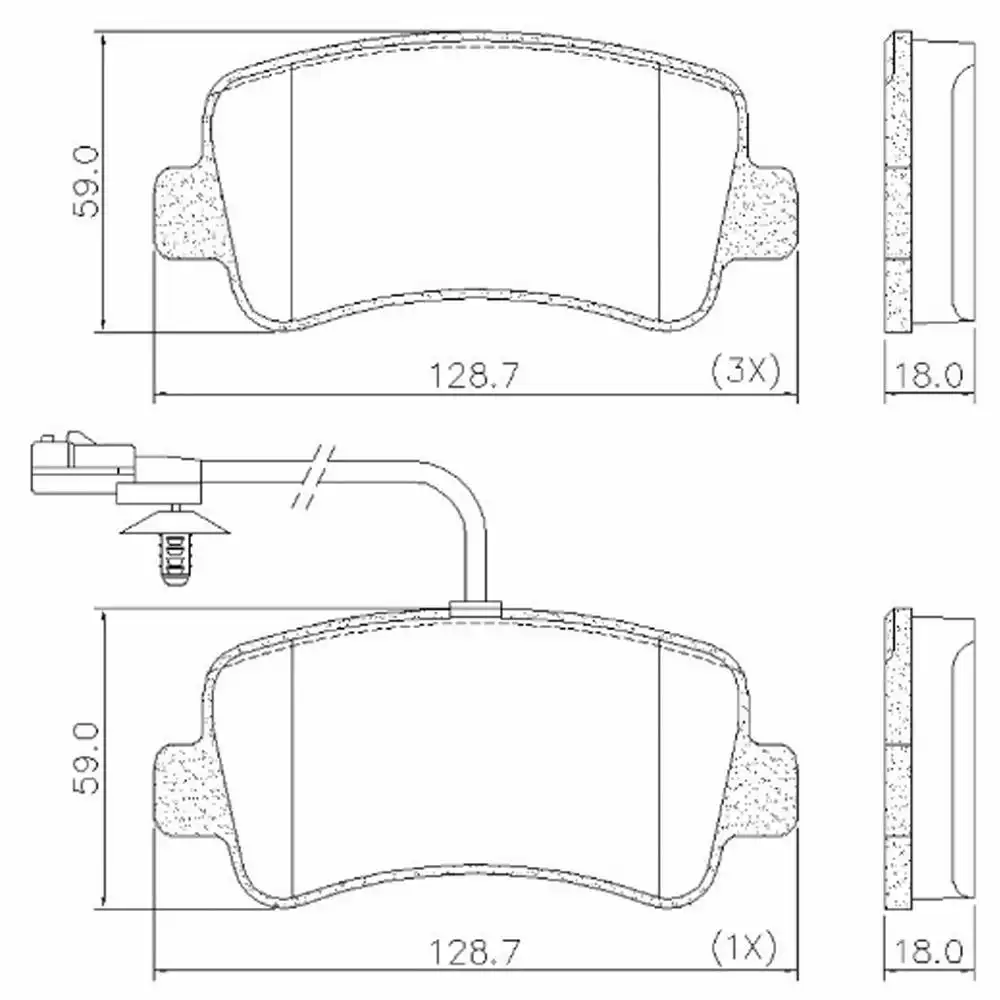 PASTILHA FREIO TRASEIRA RENAULT MASTER 2.3 2013/