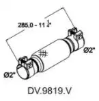 TUBO FLEXIVEL SAIDA MOTOR UNIVERSAL C/ ABRACADEIRA