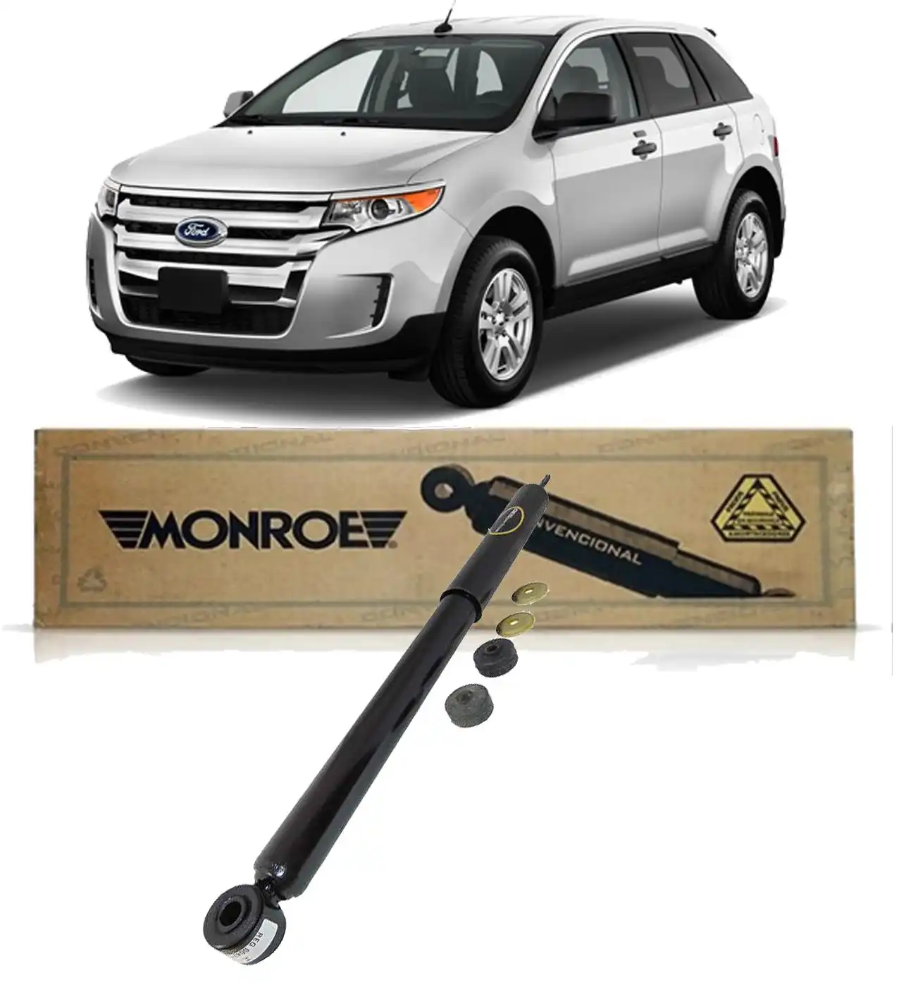 AMORTECEDOR TRASEIRO EDGE 2011 A 2014