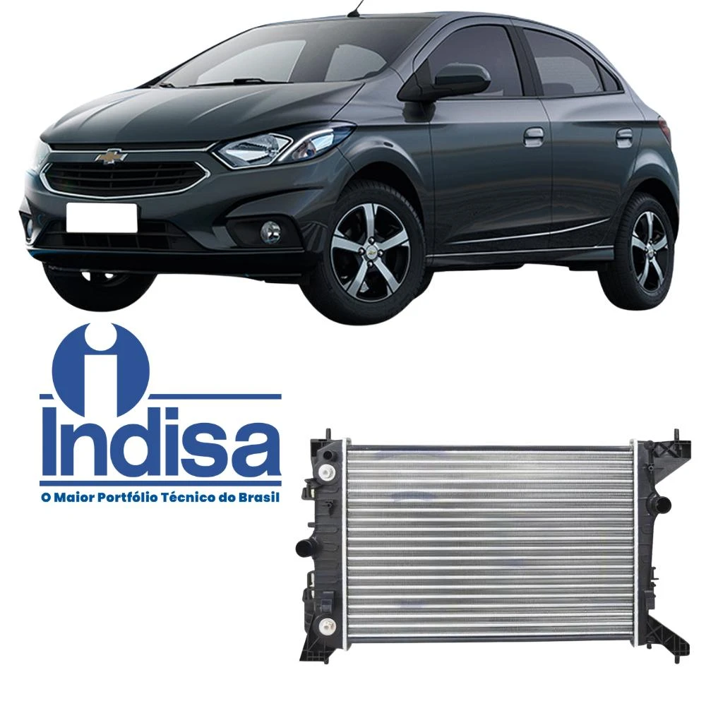 RADIADOR ONIX 1.0 1.4 8V FLEX 2017 A 2019 AUTOMATICO