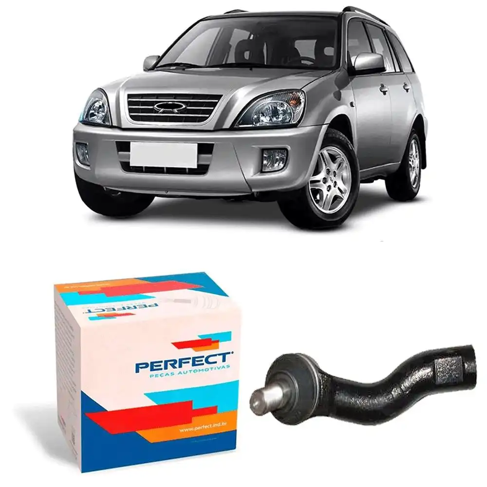 PONTEIRA DIRECAO CHERY TIGGO 2.0 16V 2009 A 2017 ESQUERDA
