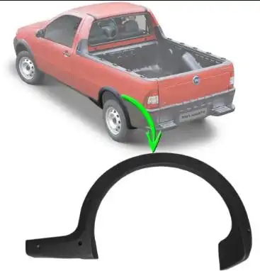 MOLDURA PARALAMA FIAT STRADA 2003/ ADVENTURE TRAS ESQ