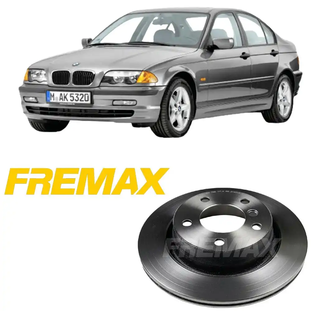 DISCO FREIO TRASEIRO BMW SERIE 3 323I 2.5 24V 1999 A 2000
