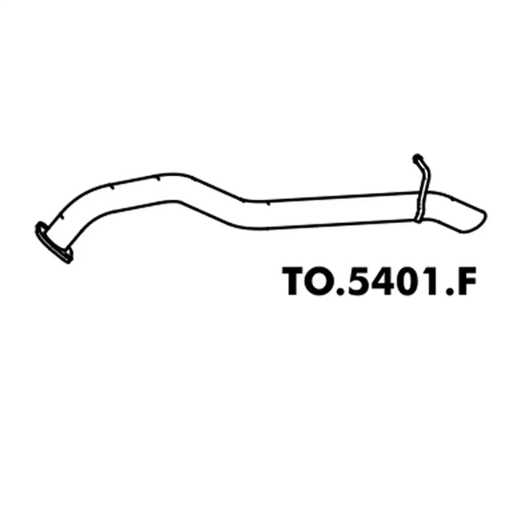 TUBO TERMINAL TOYOTA HILUX 3.0 2005 EM DIANTE