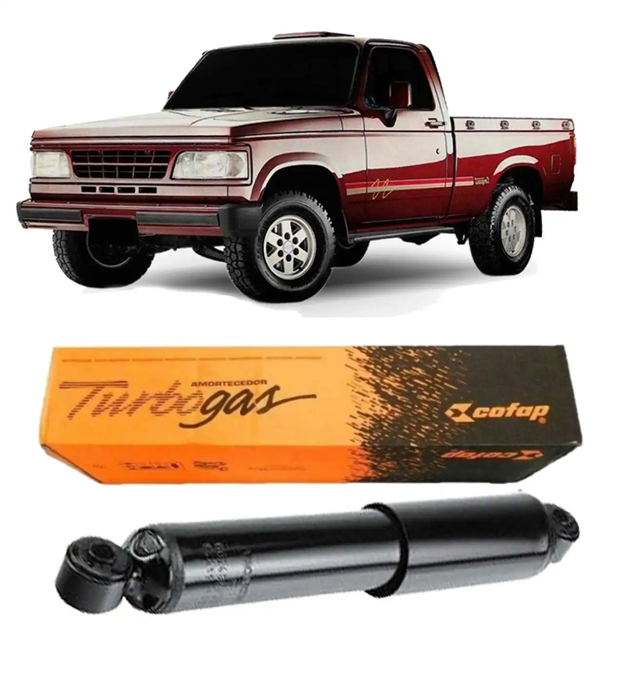 AMORTECEDOR DIANTEIRO D-20 1983 A 1992