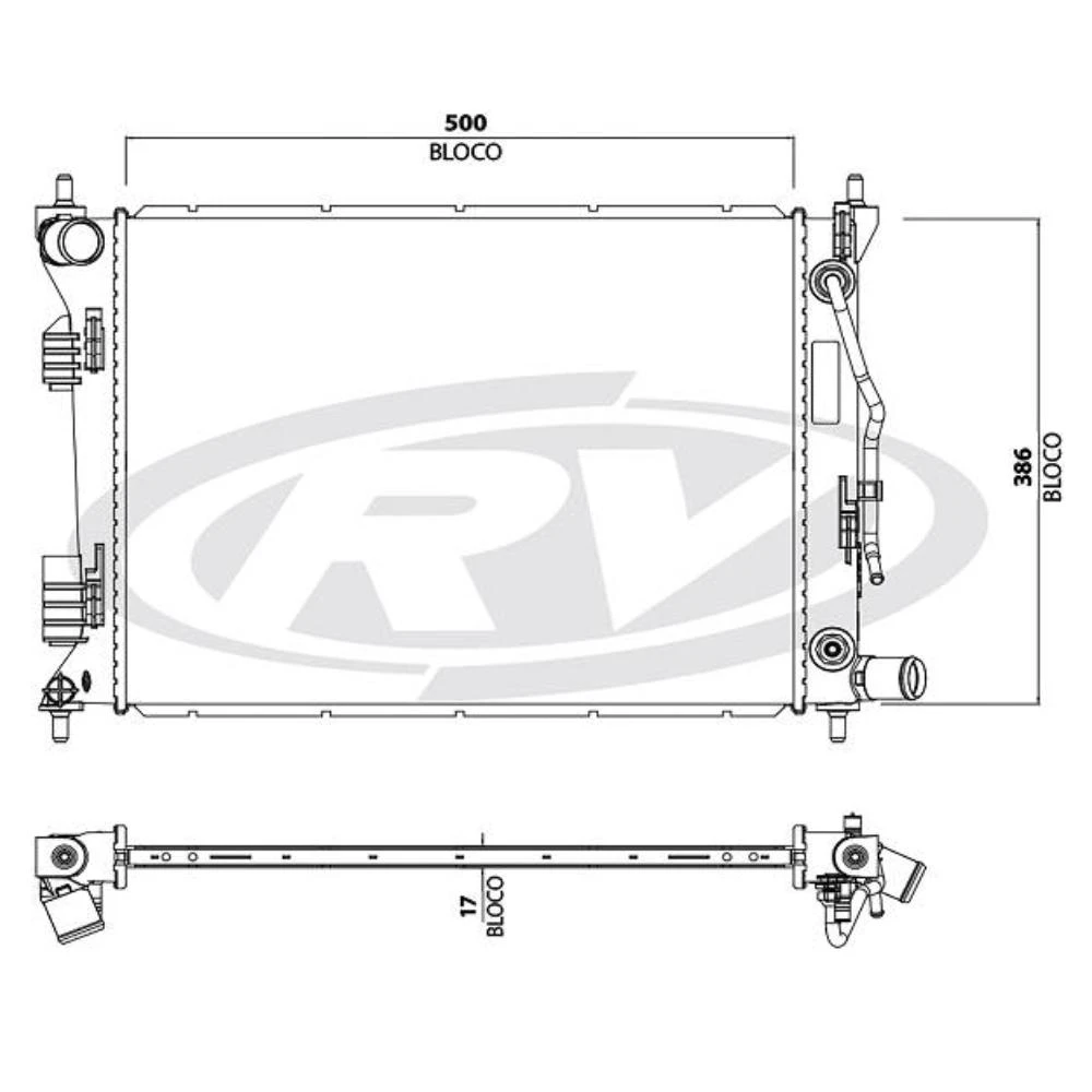 RADIADOR HYUNDAI HB20 2014 A 2019 AUTOMATICO C/AR