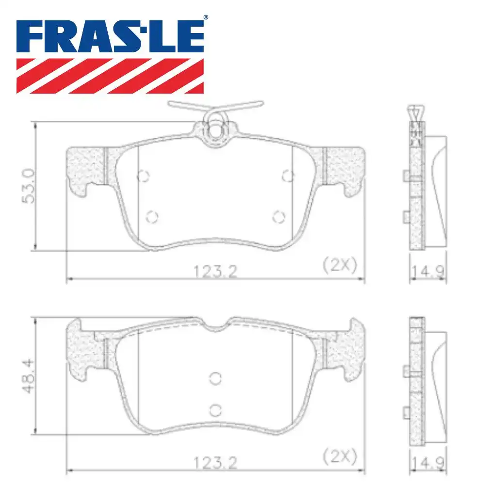 PASTILHA FREIO TRASEIRA MAVERICK 2.0 16V 2021 ACIMA