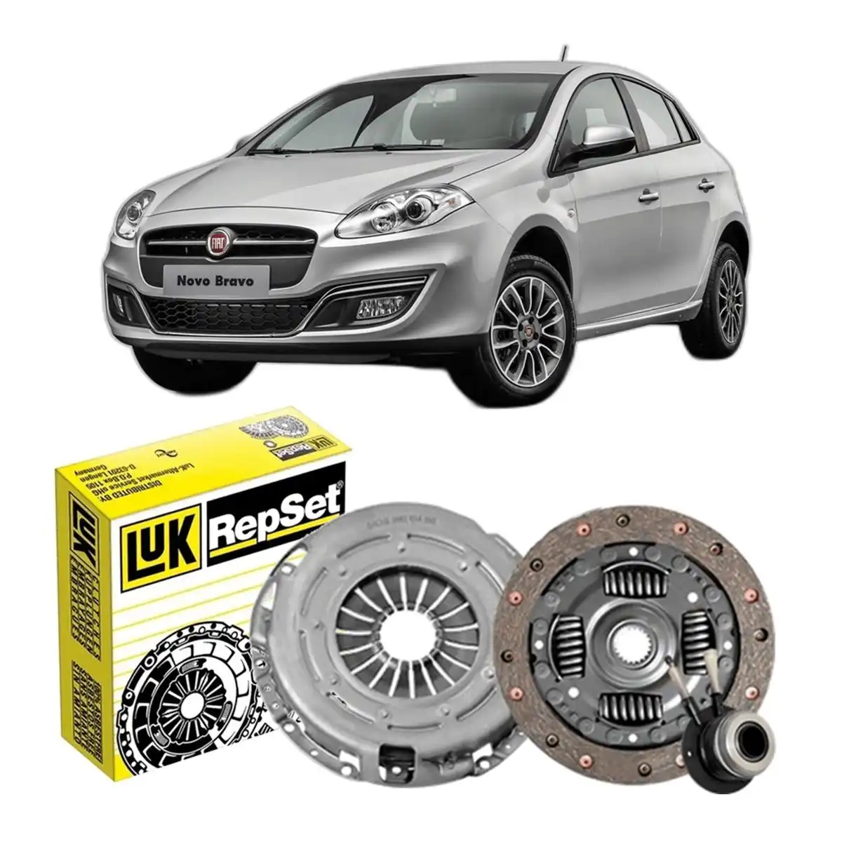 KIT EMBREAGEM FIAT PALIO 1.8 8V 2006/ COM ATUADOR