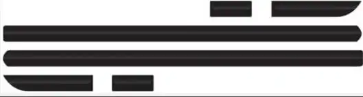 FRISO LATERAL S-10 2001 EM DIANTE CAB.DUPLA