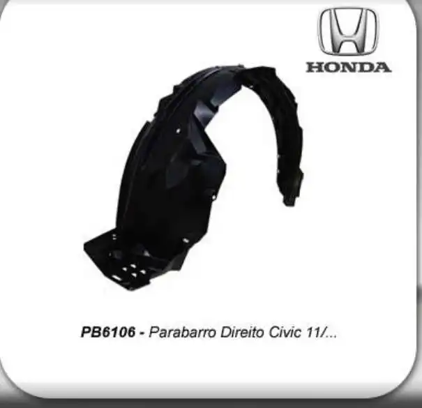 PROTETOR PARALAMA DIANT HONDA CIVIC 11/ DIR