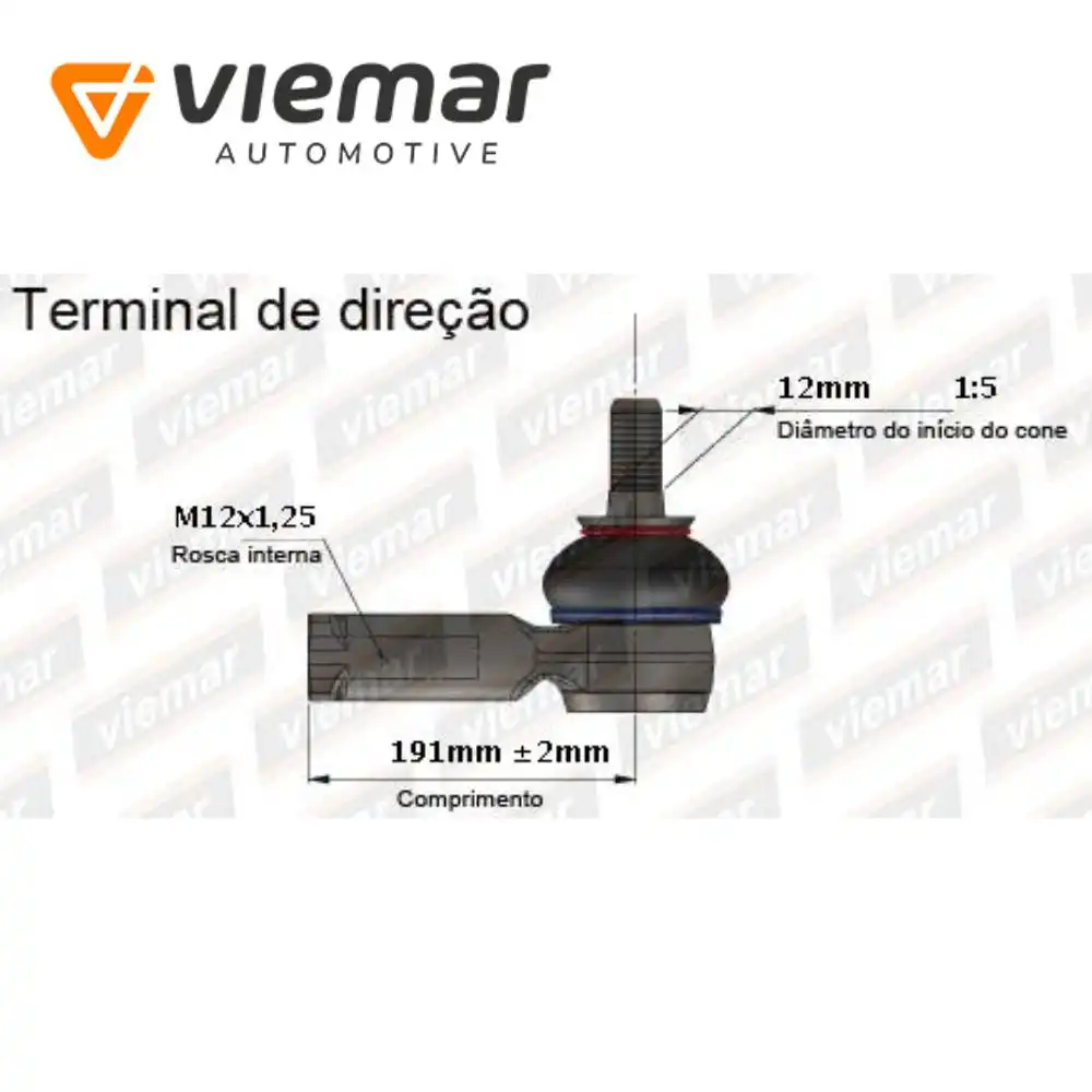 PONTEIRA DIRECAO NISSAN SENTRA 2013 A 2022 ESQ