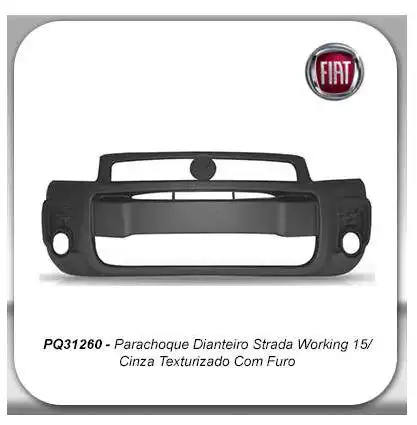 PARACHOQUE DIANT FIAT STRADA WORKING 14/18 CINZA C/ FAROLETE