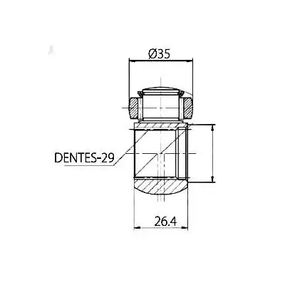 TRIZETA PEUGEOT HOGGAR 1.4 1.6 11/ 207 1.4 8V 09/ 208 1.2 12