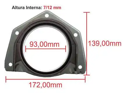 RETENTOR VOLANTE MOTOR FIAT MAREA 2.0 2.4 20V STILO 2.4 20V