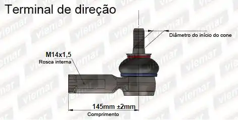 PONTEIRA DIRECAO FUSION 2006/ DIR