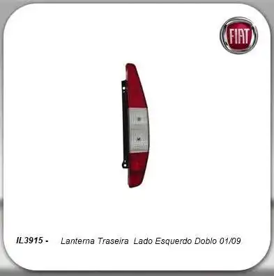 SINAL TRAS FIAT DOBLO 2001 A 2009 ESQ